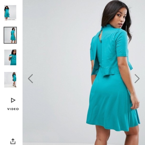 NWT ASOS maternity nursing dress size 6 - Picture 2 of 3